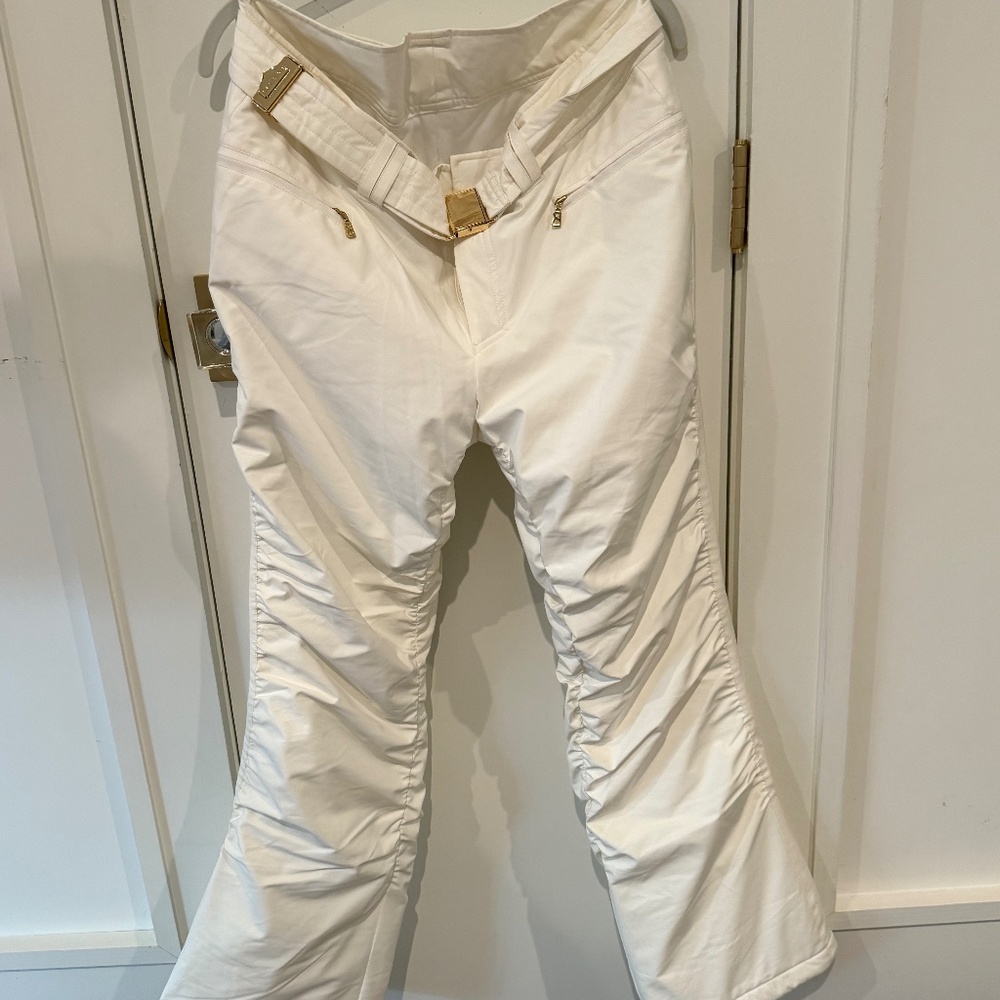 Bogner Women's Ski Pant, size 12, ivory